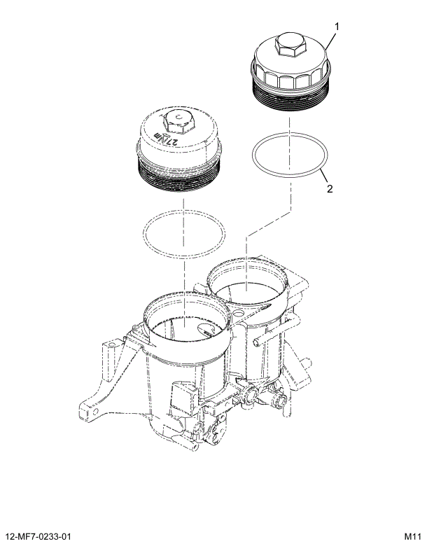 1891658C91 FILTER,KIT SECONDARY FUEL CAP