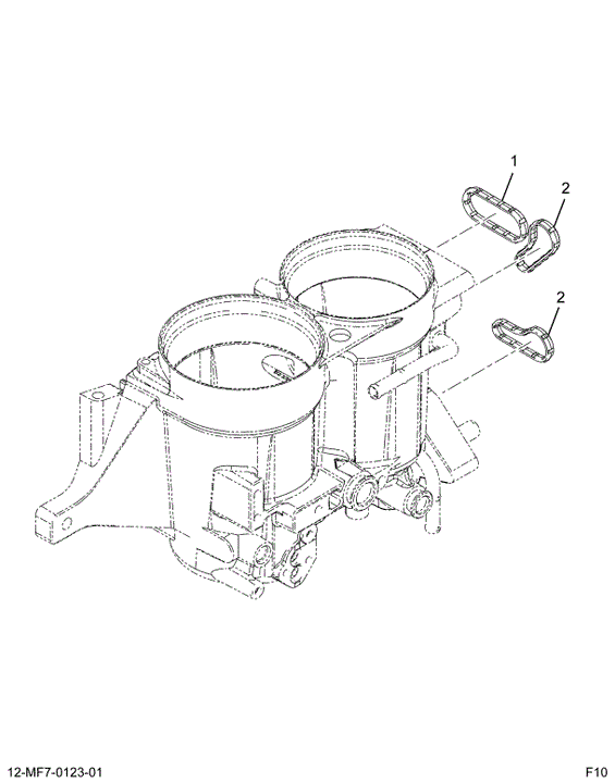 1891660C91 COOLER,KIT COOLER SEALS
