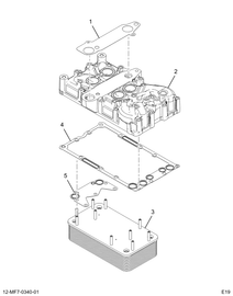 1891672C95 COOLER,KIT, OIL COOLER