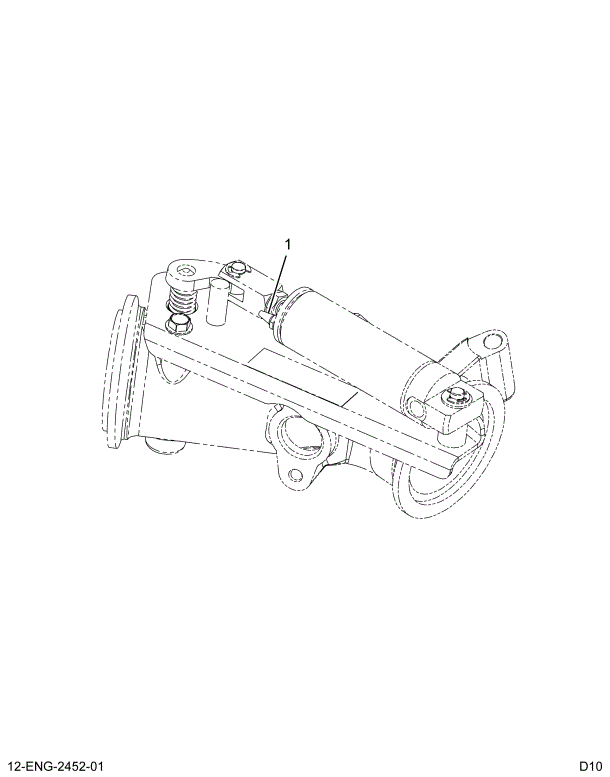 1893172C91 ACTUATOR ASSY W/CLIPS