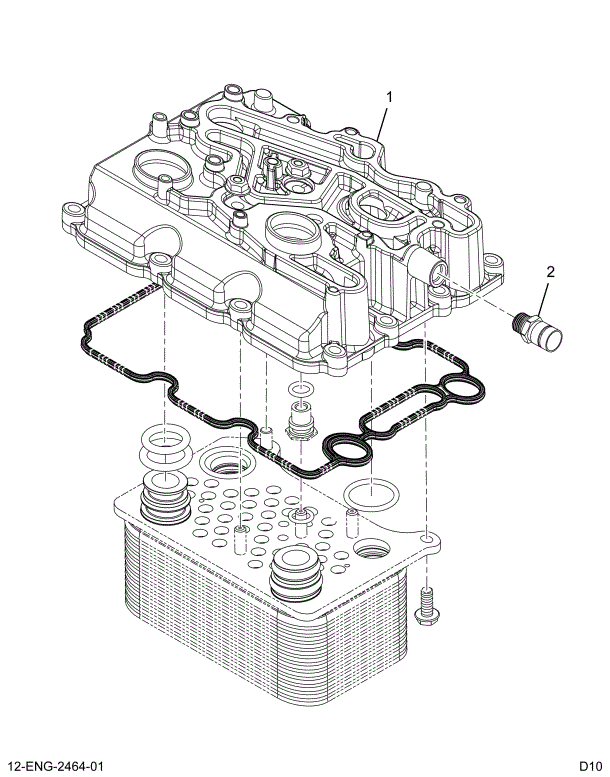 1894171C91 COVER,KIT OIL COOLER COVER ASS