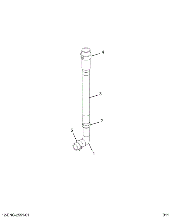 1894298C91 HOSE ASSY CRANKCASE BREATHER