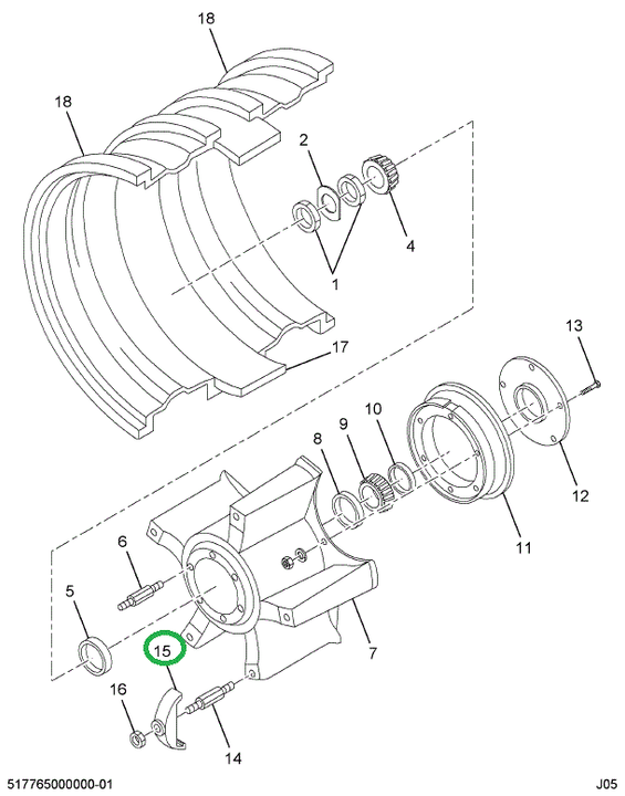 189898R1 Clamp, Wheel Stud, H/d Truck