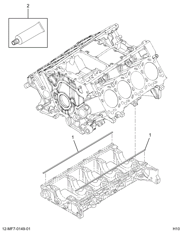 1899234C91 SEAL,KIT LOWER CRANKCASE SEAL