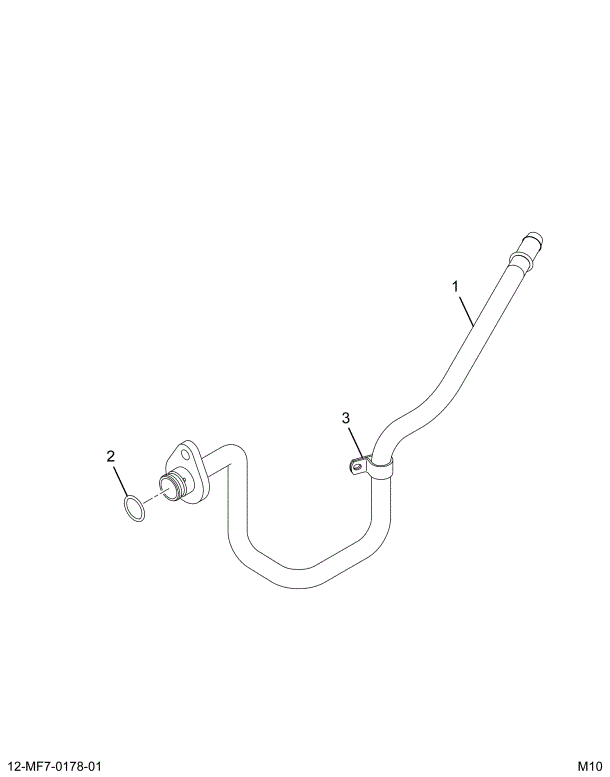 1899300C91 TUBE ASSY FUEL COOLANT SUPPLY