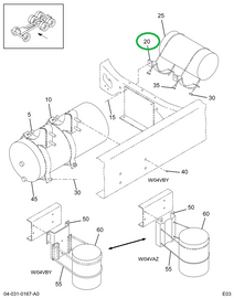 2000061C2 SUPPORT TANK*AIR TANK MTG
