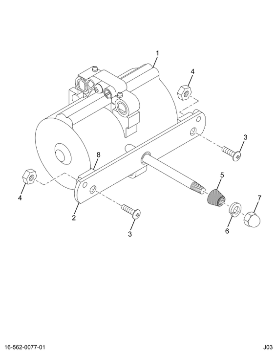 2000405C92 MOTOR W/S WIPER AIR LH