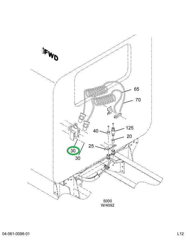 2000516C1 GASKET BRK FITTING OR BOLT