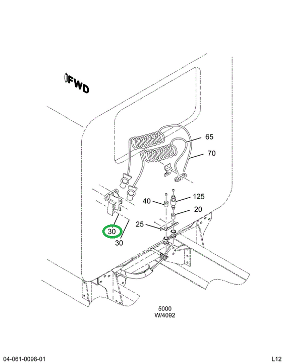 2000516C1 GASKET BRK FITTING OR BOLT