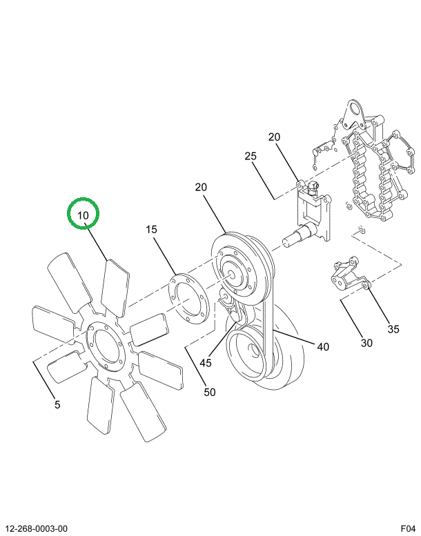 2000729C2 FAN ENG COOLING 30DIA