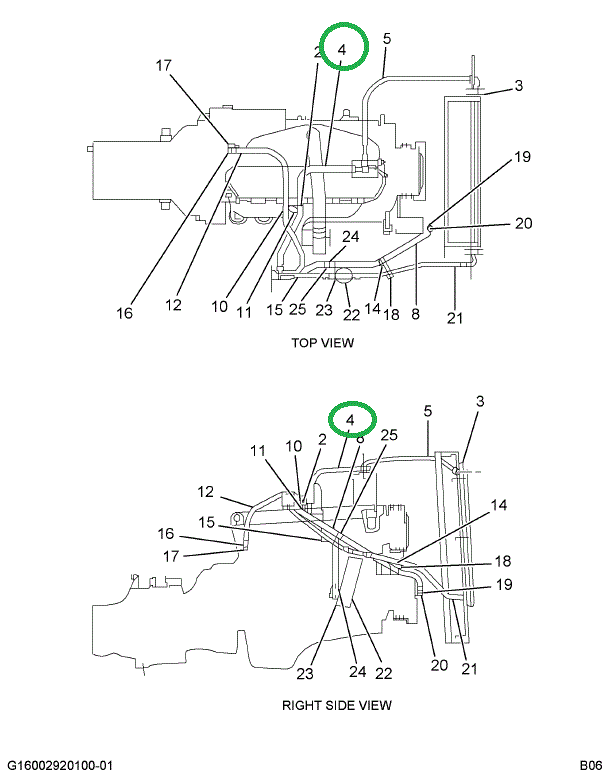 2000807C92 HOSE EVAP TO COMPR W/134A