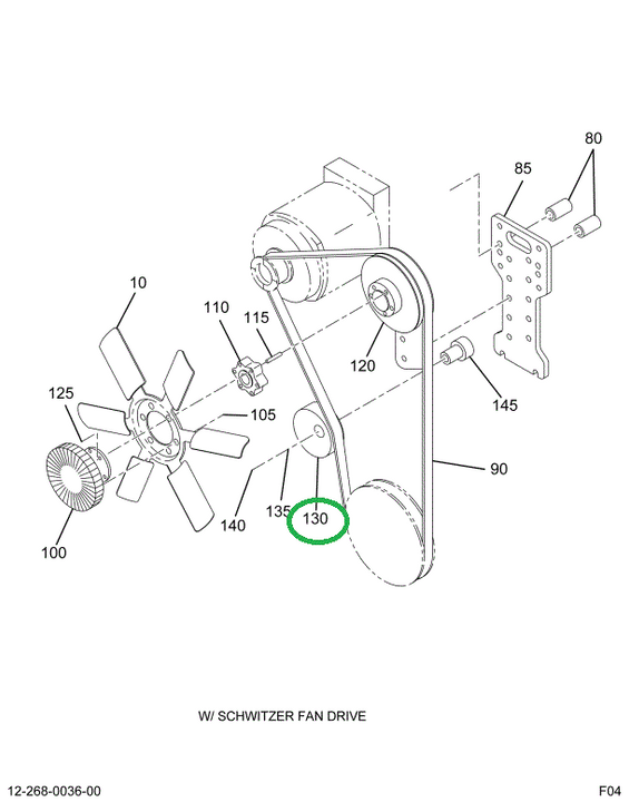 2001805C1 PULLEY BELT IDLER
