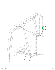 2002045C91 HEAD MIRROR 7X16 MTRZD & HTD R