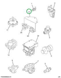 2002121C1 Bracket, Mounting Modulator Va