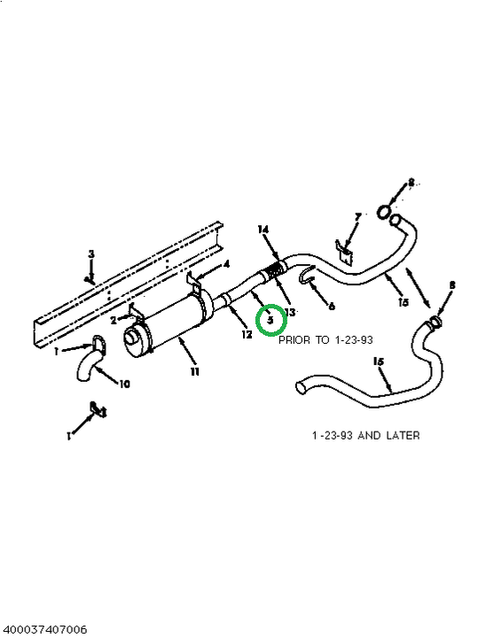 2003454C1 PIPE EXHAUST