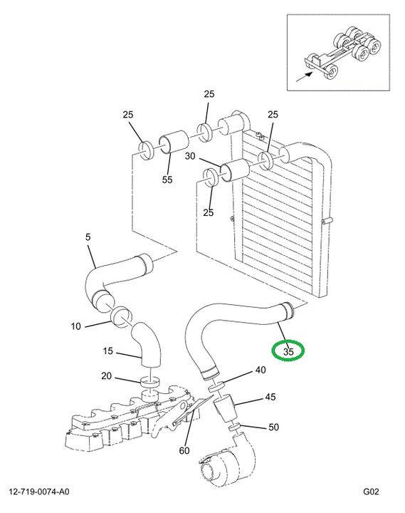 2004151C2 PIPE AIR TURBO/CAC