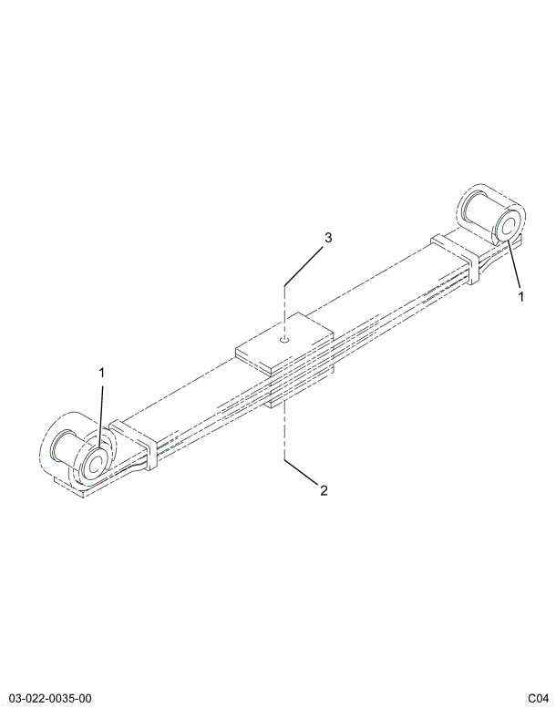 2004175C1 SPRING CHASSIS FRONT 14K