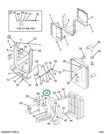 2004578C3 PIPE TURBO TO COOLER