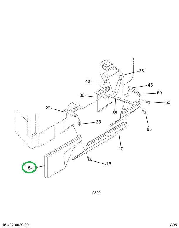 2004809C1 EXTNSION,EXTENSION FRONT FENDE