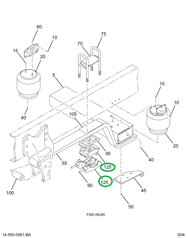 2005308C1 SEAT REAR SPRING 3.4 DEG.