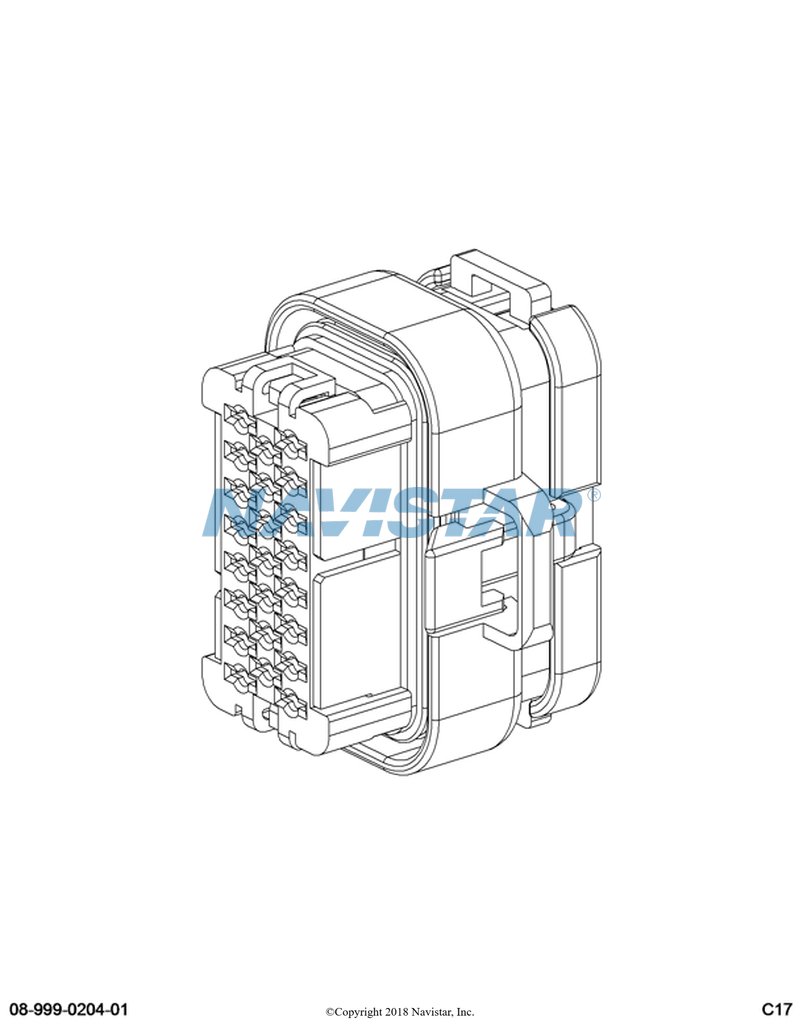 2005482C1 CONNECTR,CONNECTOR BODY 23-WAY