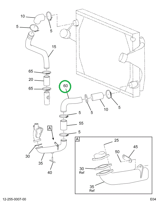 2005520C1 PIPE,RAD LOWER               B