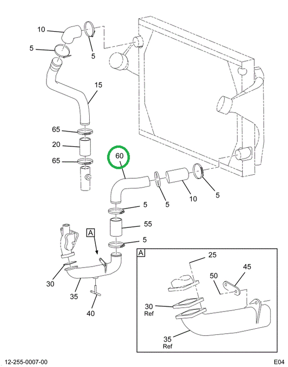 2005520C1 PIPE,RAD LOWER               B