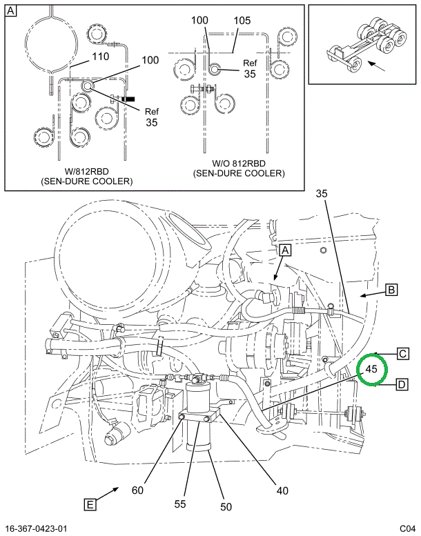 2005844C91 HOSE COND TO RCVR DRIER W/134A