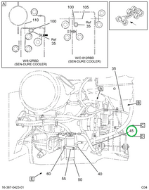 2005844C91 HOSE COND TO RCVR DRIER W/134A