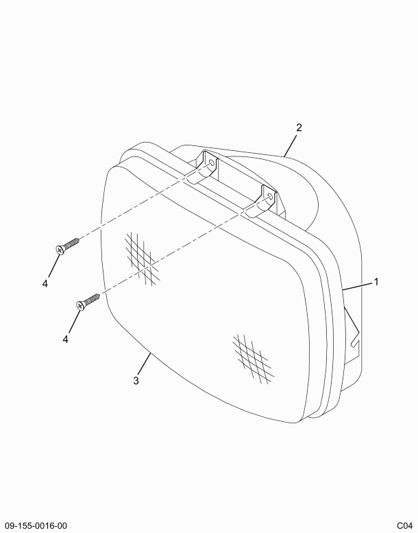 2006091C91 LIGHT HEAD W/H5054 HALOGEN