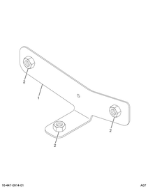 2006205C1 SUPPORT CLUTCH PEDAL RELAY MTG