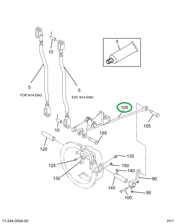 2006309C2 ROD ASSY  CLUTCH CONTROL