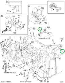 2006319C93 HOSE *ASSY COMPRESSOR TO CONDE