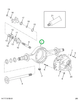 2006445C1 Housing, Forward Rear Axle