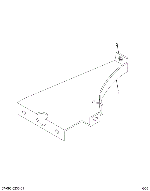 2006709C1 BRACKET SUPPORT MUFFLER OR TAI