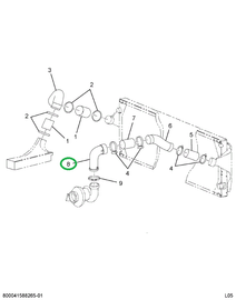 2006779C1 ELBOW TURBO OUTLET