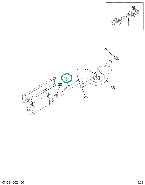 2006821C1 PIPE EXHAUST