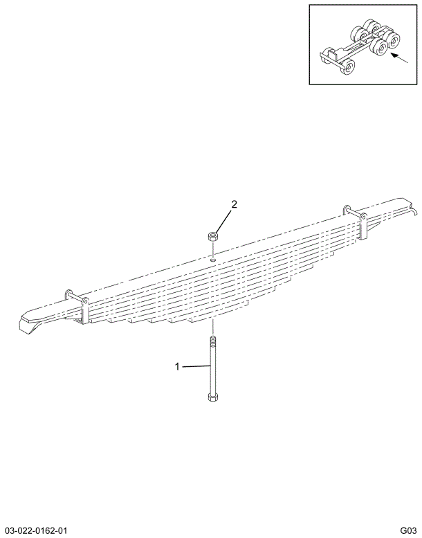 2007043C91 SPRING CHASSIS REAR 23K