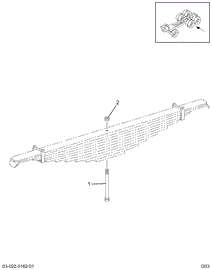 2007043C91 SPRING CHASSIS REAR 23K