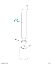 2007283C1 PIPE TAIL CHROME