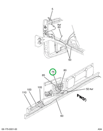 2007302C1 SWITCH MIRROR POWER RH