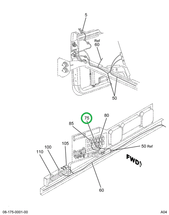 2007302C1 SWITCH MIRROR POWER RH