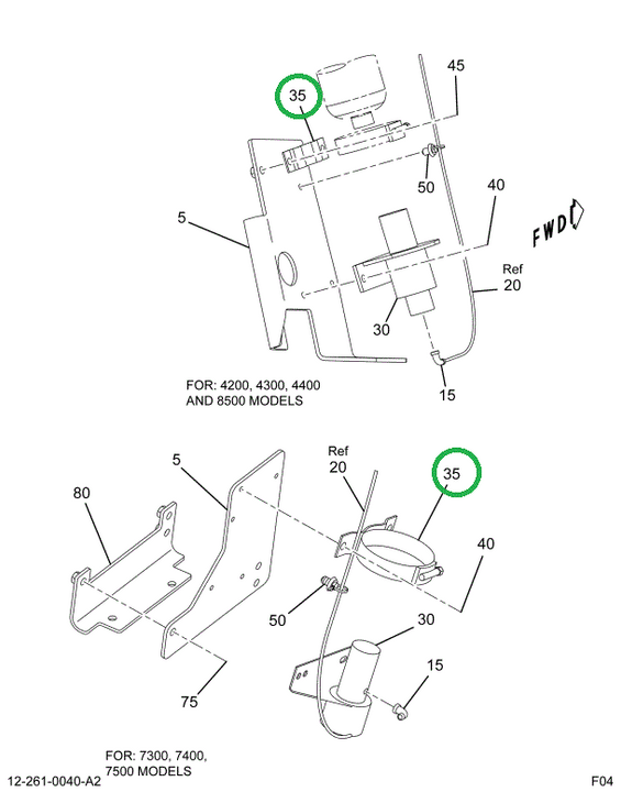 2007418C1 BRACKET ETHER START