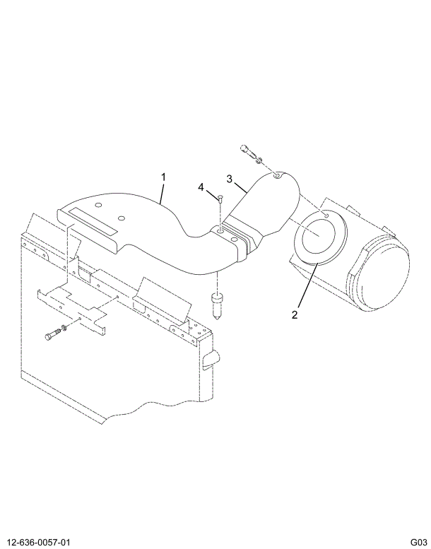 2007456C5 DUCT AIR INTAKE