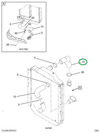 2007778C1 HOSE RAD INLET FOR MOULDED SLO