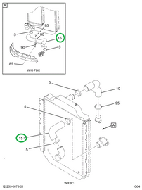 2007843C1 HOSE RAD OUTLET-SILICONE