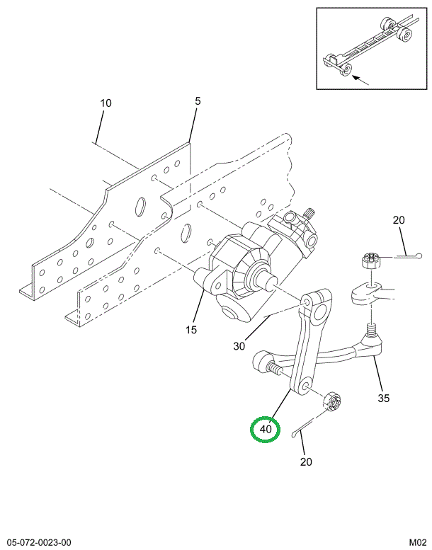 2009634C1 ARM STEERING GEAR