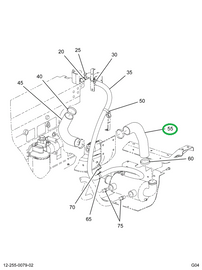 2009901C2 HOSE ASSY RADIATOR