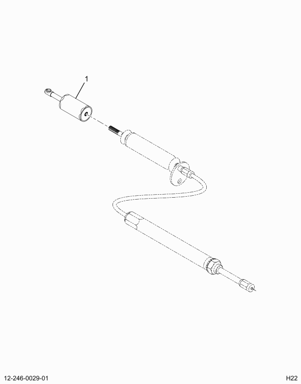 2010531C91 CABLE THROTTLE CONTROL OR ACCE