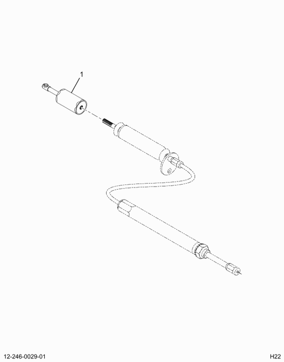 2010531C91 CABLE THROTTLE CONTROL OR ACCE